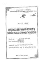 Phát triển dịch vụ bao thanh toán trong nước tại ngân hàng thương mại cổ phần ngoại thương việt nam