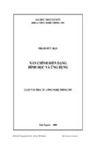 Luận văn nắn chỉnh biến dạng hình học và ứng dụng