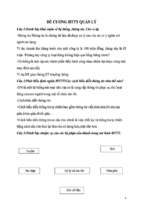 đề cương hệ thống thông tin quản lý