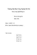 Bài tập lớn quản lý nhân khẩu cấp xã ( phường )