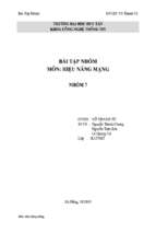 đề tài đánh giá hiệu năng mạng (bài tham khảo 5)