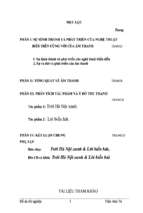 đồ án phân tích tác phẩm và ý đồ thu thanh