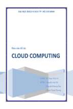Báo cáo cloud computing  