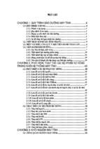 đề tài quy trình bảo dưỡng máy tính