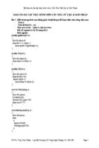 Báo cáo bài tập thực hành môn cấu trúc dữ liệu và giải thuật  