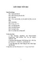 Bài giảng cấu trúc dữ liệu nâng cao