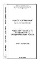 Luận văn nghiên cứu tổng quan về tính toán lưới và cài đặt mô hình thử nghiệm