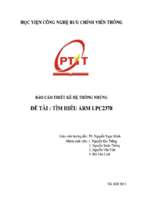 đề tài tìm hiểu arm lpc2378