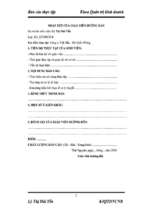 Báo cáo thực tập tại công ty việt bắc   bộ quốc phòng