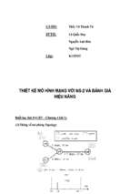 đề tài thiết kế mô hình mạng với ns 2 và đánh giá hiệu năng