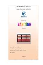 đề tài vi xử lý   bàn tính  