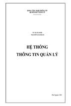 Bài giảng hệ thống thông tin quản lý