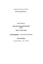 đề tài nhập môn công nghệ phần mềm   quản lý học sinh