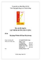 đề tài xây dựng website kết bạn bốn phương