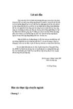 đề tài xây dựng phần mềm quản lý các đợt thực tập của sinh viên