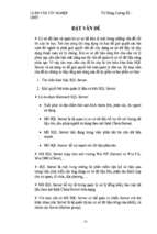 Luận văn tìm hiểu khai thác sql server và sử dụng nó để giải quyết bài toán quản lý dân cư