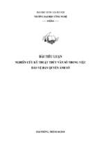 Tiểu luận nghiên cứu kỹ thuật thủy vân số trong việc bảo vệ bản quyền ảnh số