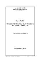 Luận văn tìm hiểu phương pháp phân tích bằng bên trong tài liệu ảnh