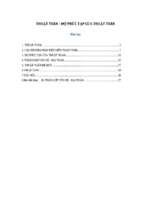 Thuật toán – độ phức tạp của thuật toán