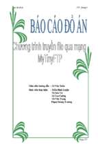 đồ án chương trình truyền file qua mạng mytinyftp  