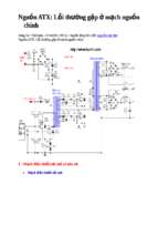 Nguồn atx_ lỗi thường gặp ở mạch nguồn chính