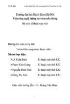 Bài tập lớn môn xử lý ảnh  extract face sequences from video