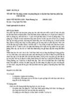 Ngân hàng đề tài bộ môn công nghệ phần mềm