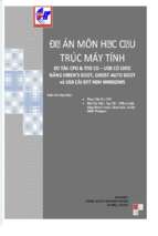 đề tài cpu & tạo cd   usb hiren’t boot, ghost auto boot và usb cài đặt hđh windows