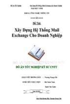 đồ án xây dựng hệ thống mail exchange cho doanh nghiệp