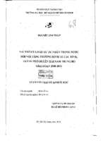 Vai trò của đầu tư tư nhân trong nước đối với tăng trưởng kinh tế các tỉnh thành phố duyên hải nam trung bộ giai đoạn 2000 2011