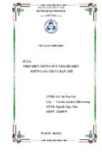 Phép biện chứng duy tâm hêghen những giá trị và hạ