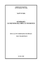 Khóa luận mô hình hóa các hệ thống dựa trên các thành phần