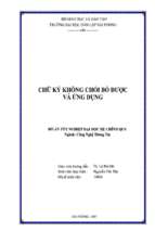 đồ án chữ ký không chối bỏ được và ứng dụng