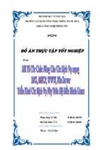 đồ án mô tả các chức năng của các dịch vụ mạng dns, dhcp, www, file server triển khai các dịch vụ này trên hệ điều hành linux
