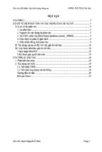 Tiểu luận xây dựng hệ đa server với csdl gắn bó cho phép đăng ký tua du lịch từ xa trong điều kiện có sự cố