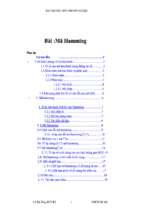 đề tài mã hamming