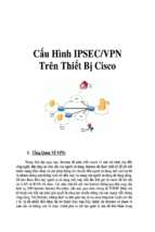đề tài cấu hình ipsec_vpn trên thiết bị cisco