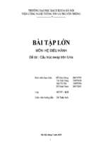 đề tài cấu trúc swap trên unix