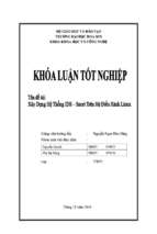 đồ án xây dựng hệ thống ids   snort trên hệ điều hành linux  