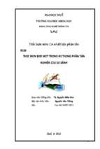 Tiểu luận thực hiện bảo mật trong hệ thống phân tán nghiên cứu so sánh