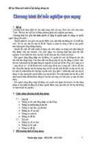 đề tài phân tích thiết kế hệ thống chương trình thi trắc nghiệm qua mạng