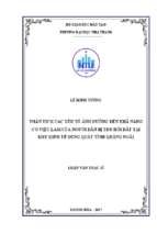 Phân tích các yếu tố ảnh hưởng đến khả năng có việc làm của người dân thuộc diện thu hồi đất tại khu kinh tế dung quất, tỉnh quảng ngãi