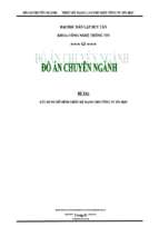 đồ án xây dựng mô hình thiết kế mạng cho công ty tin học