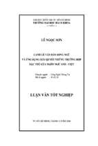 Luận văn canh lề văn bản song ngữ và ứng dụng giải quyết những trường hợp đặc thù của ngôn ngữ anh   việt  