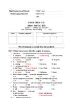 FINAL EXAM  H1 1