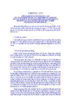 THÔNG TƯ LIEN TICH SO 01