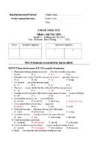 FINAL EXAM  H1 2