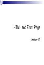 Lecture 13