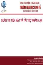 Bài giảng Tài chính doanh nghiệp 1: Chương 11 (TRÙNG)