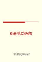 Dinh gia co phieu